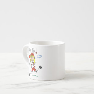 T-shirts en cadeaus voor Home Run Girls Softball Espresso Kop