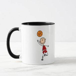 T-shirts en cadeaus voor jongens basketbalspelers mok
