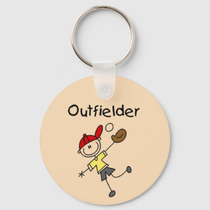 T-shirts en cadeaus voor jongens outfielders sleutelhanger