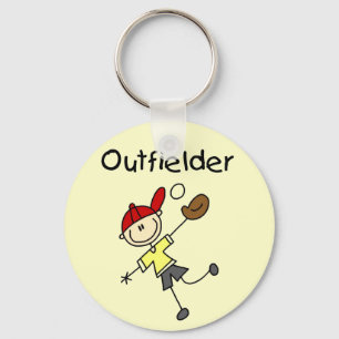 T-shirts en cadeaus voor jongens outfielders sleutelhanger
