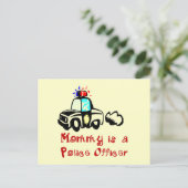 T-shirts en cadeaus voor mammaiempolitiefunctionar briefkaart (Staand voorkant)