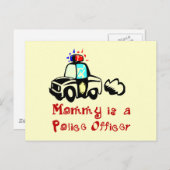 T-shirts en cadeaus voor mammaiempolitiefunctionar briefkaart (Voorkant / Achterkant)