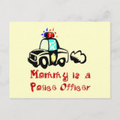 T-shirts en cadeaus voor mammaiempolitiefunctionar briefkaart (Voorkant)
