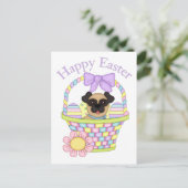 T - shirts en cadeaus voor Schattige paasje Feestdagenkaart (Staand voorkant)