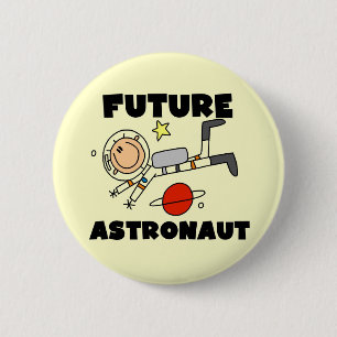 T-shirts en cadeaus voor toekomstige astronauten ronde button 5,7 cm