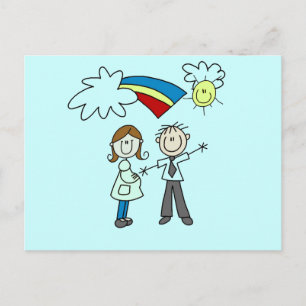 T-shirts en cadeaus voor toekomstige ouders briefkaart