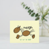 T-shirts en cadeautjes bij tekenafbeelding briefkaart (Staand voorkant)