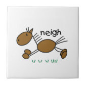 T-shirts en cadeautjes bij tekenafbeelding tegeltje (Voorkant)