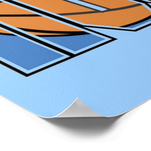 T-shirts en cadeautjes voor dames Hoops Poster (Hoek)