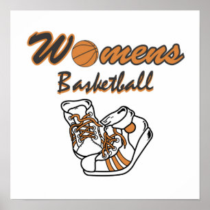 T-shirts en cadeautjes voor dames in Basketball Poster