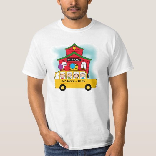 T-shirts en cadeautjes voor scholen en schoolbusse (Voorkant)