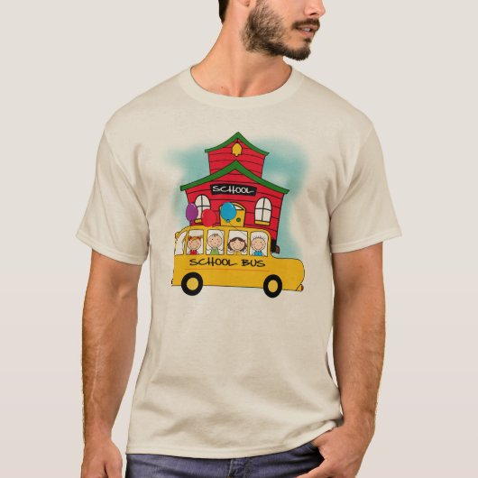 T-shirts en cadeautjes voor scholen en schoolbusse (Voorkant)