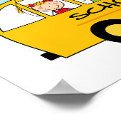 T-shirts en cadeautjes voor scholen en schoolbusse poster (Hoek)