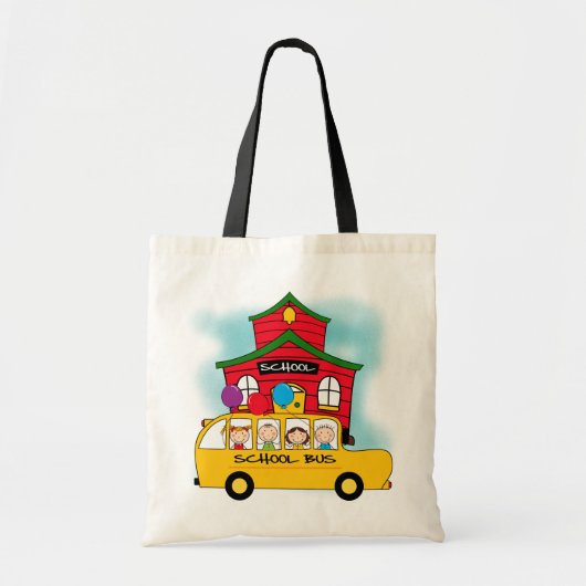 T-shirts en cadeautjes voor scholen en schoolbusse tote bag (Voorkant)