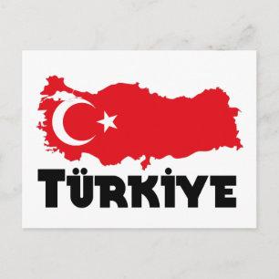 T-shirts en cadeautjes voor Turkije Briefkaart