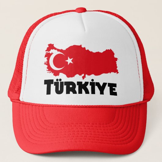 T-shirts en cadeautjes voor Turkije Trucker Pet (Voorkant)