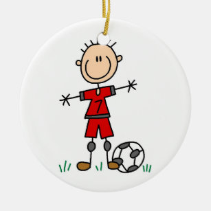 Cartoon Voetbal Ornamenten Zazzle Nl