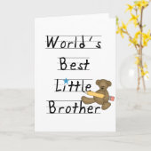 T-shirts en de Giften van Weinig Broer van de Kaart (Gele Bloem)