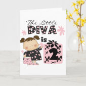 T-shirts en de Giften van weinig Diva de 2de Kaart (Gele Bloem)