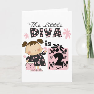 T-shirts en de Giften van weinig Diva de 2de Kaart