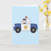 T-shirts en geschenken van politieagenten kaart (Gele Bloem)