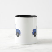 T-shirts en geschenken van politieagenten mok (Midden)