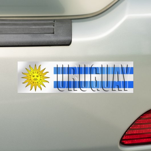 T-shirts en geschenken van Uruguay Bumpersticker (Op auto)