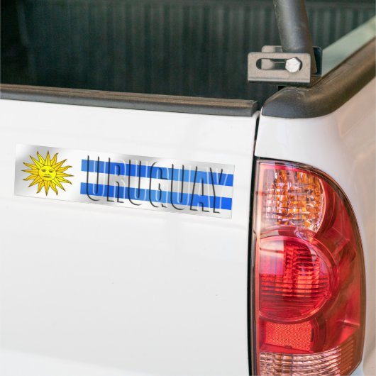 T-shirts en geschenken van Uruguay Bumpersticker (Op Truck)