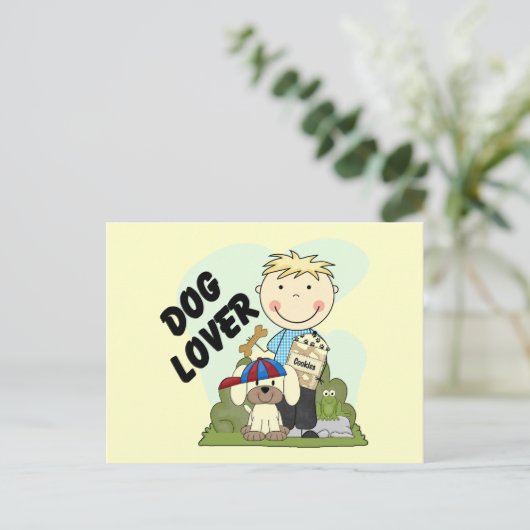 T-shirts en Giften van de Jongen van het Briefkaart (Staand voorkant)