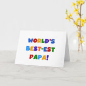 T-shirts en Giften van de Pa van de heldere Wereld Kaart (Gele Bloem)