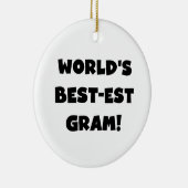 T-shirts en Giften van de Tekst van het Gram van Keramisch Ornament (Rechts)