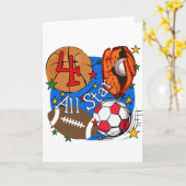 T-shirts en Giften van de Verjaardag van All Star Kaart (Gele Bloem)