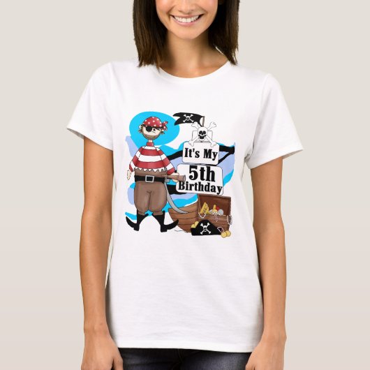 T-shirts en Giften van de Verjaardag van de piraat (Voorkant)