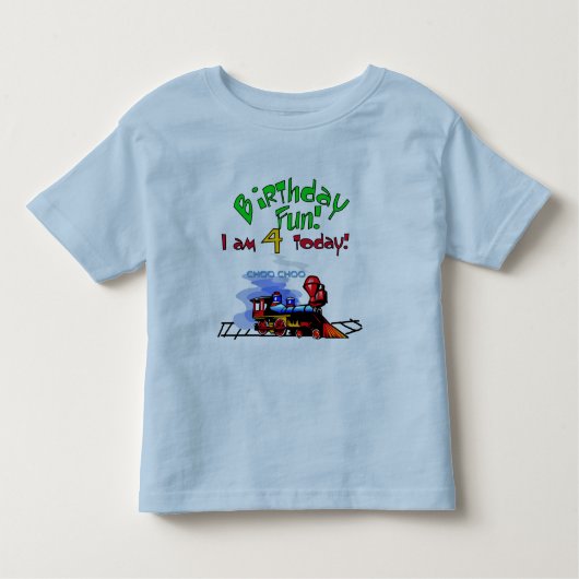 T-shirts en Giften van de Verjaardag van de trein (Voorkant)