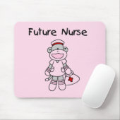 T-shirts en Giften van de Verpleegster van de Aap Muismat (Met muis)