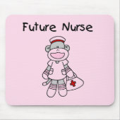 T-shirts en Giften van de Verpleegster van de Aap Muismat (Voorkant)