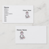T-shirts en Giften van de Verpleegster van de Aap Visitekaartje (Voorkant / Achterkant)