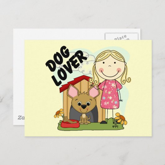 T-shirts en Giften van het Meisje van het Briefkaart (Voorkant / Achterkant)