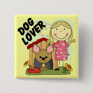 T-shirts en Giften van het Meisje van het Vierkante Button 5,1 Cm