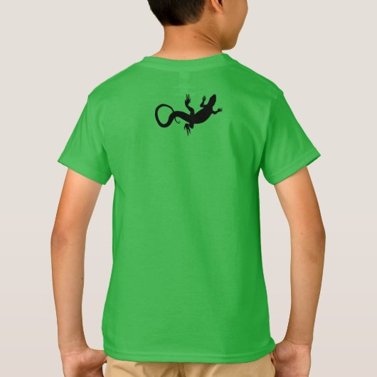 T-shirts en reptielende Shirten van lizard Art Kin (Achterkant)