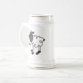 T-shirts en schenkingen op de kruk bierpul (Voorkant links)