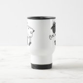 T-shirts en schenkingen op de kruk reisbeker (Center)