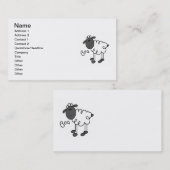 T-shirts en schenkingen op de kruk visitekaartje (Voorkant / Achterkant)