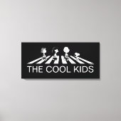 T - shirts | Groep Walk Canvas Afdruk (Voorkant)