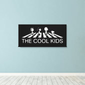 T - shirts | Groep Walk Canvas Afdruk (Insitu (Houten vloer))