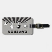 T - shirts | Groep Walk | Jouw namen toevoegen Bagagelabel (Voorkant horizontaal)