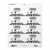 T - shirts | Groep Walk | Jouw namen toevoegen Etiket (Full Sheet)