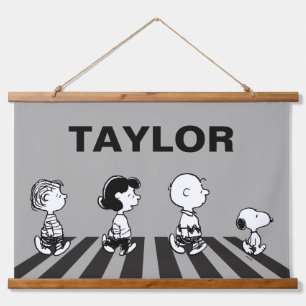 T - shirts   Groep Walk   Jouw namen toevoegen Hangend Wandkleed