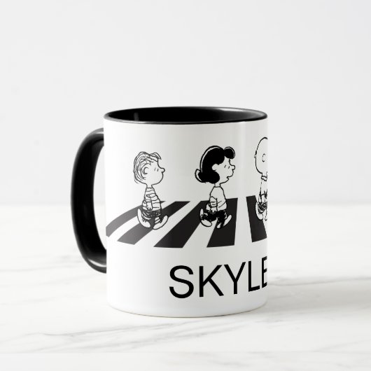 T - shirts | Groep Walk | Jouw namen toevoegen Mok (Voorkant links)