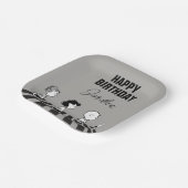 T - shirts | Groep Walk | Jouw namen toevoegen Papieren Bordje (Gebogen)